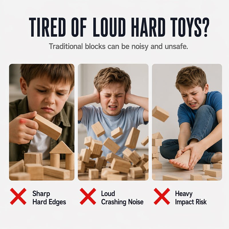 Kids Soft EVA Foam Building Blocks Set - Image 2