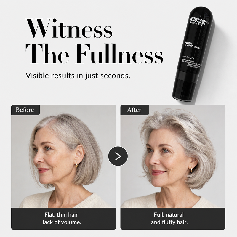 Fluffy Hair Shaping Spray – Lightweight Volumizing Mist for Fuller Hair - Image 3