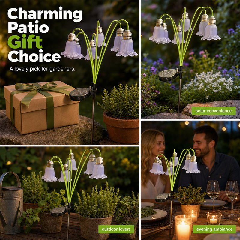 Solar Flower Lights Outdoor Garden Decorations - Image 2