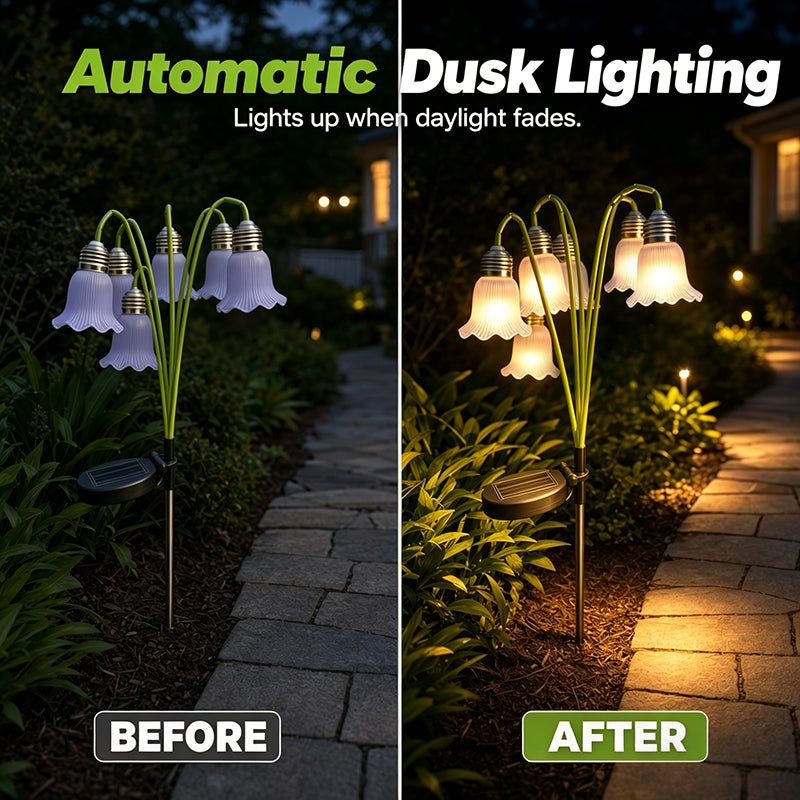 Solar Flower Lights Outdoor Garden Decorations - Image 3
