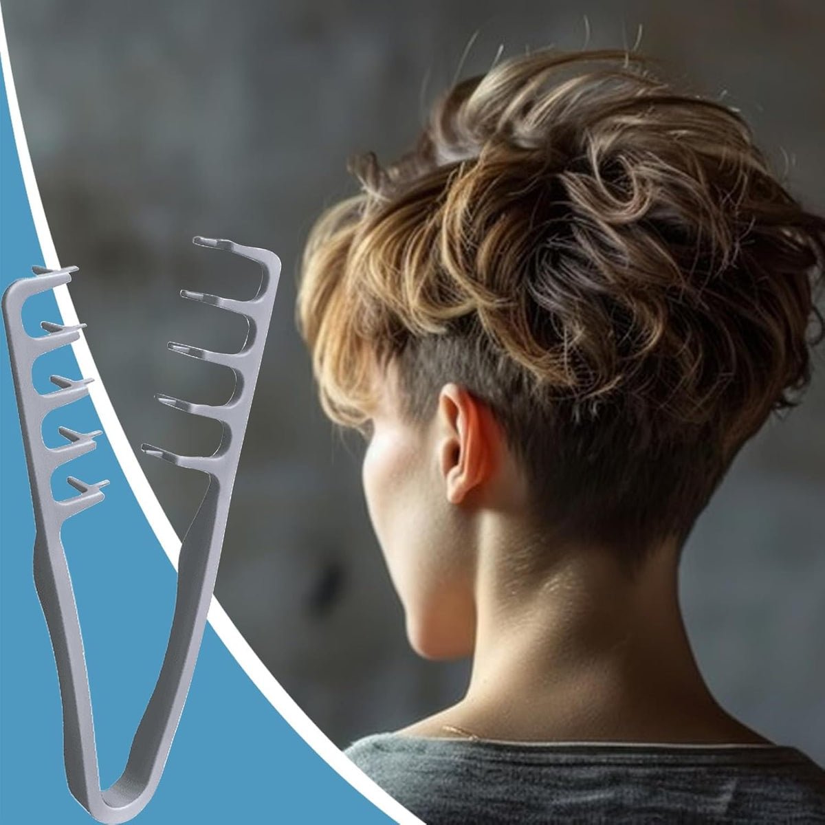 Wide-tooth volumizing comb – Professional styling comb for men and wome - Image 3