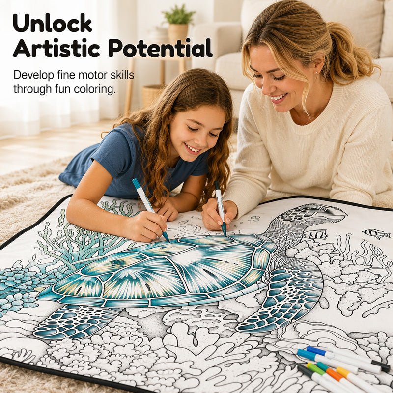 DIY Kids' Coloring Blanket - Image 2