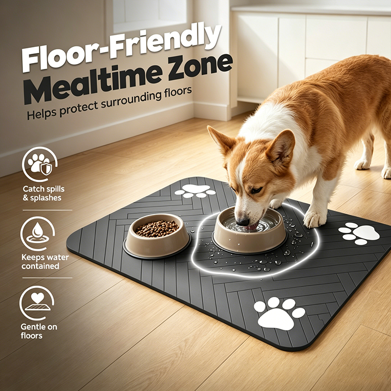 Easy-Clean Pet Feeding Mat - Image 3