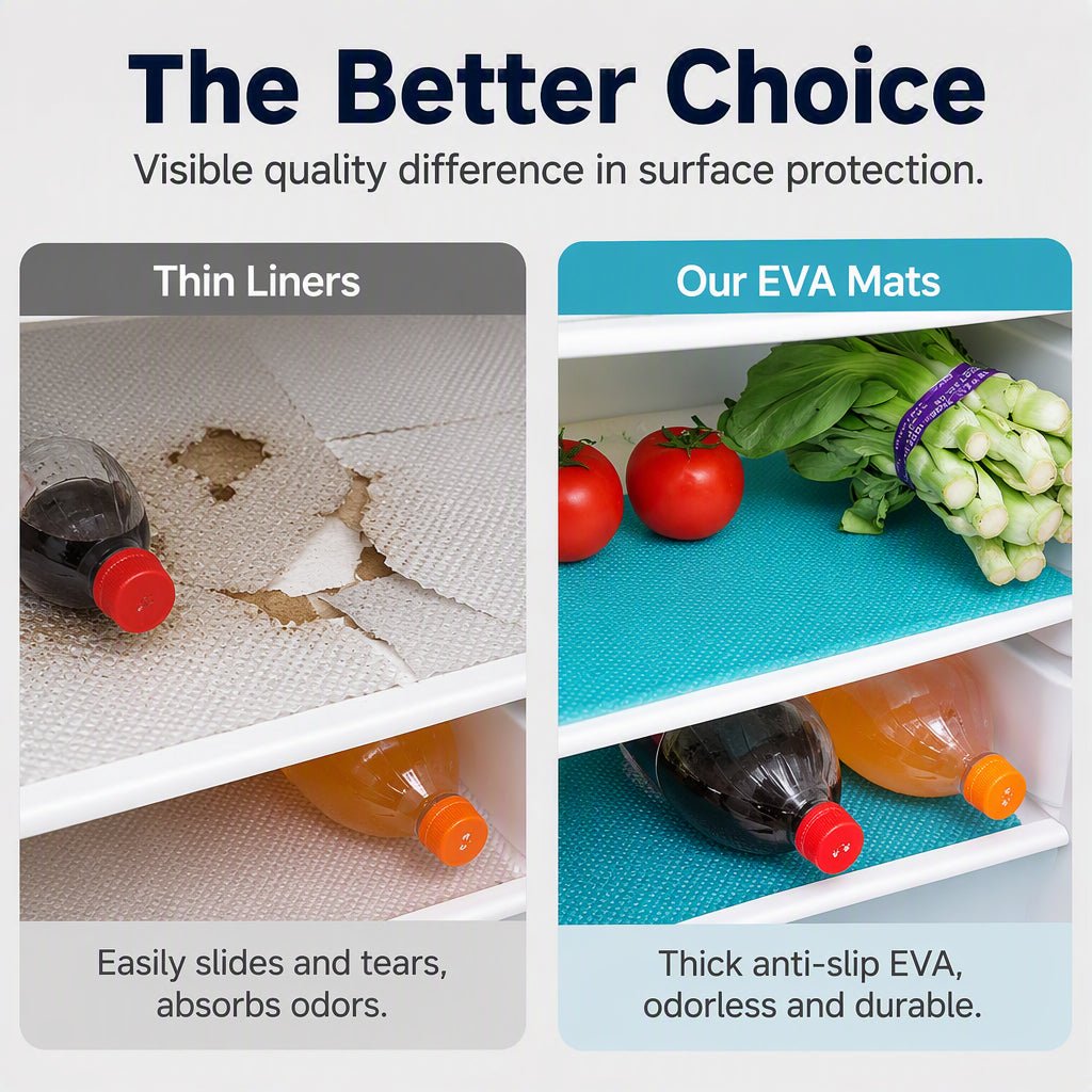 Waterproof Fridge Shelf Liners – Non-slip, easy-clean & food-safe – Keeps fridge shelves fresh & organized - Image 3