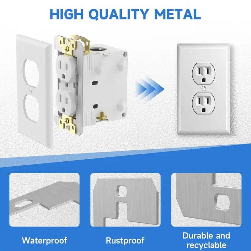 10 pieces-Flush Fit Wall Plate Spacer - Image 3