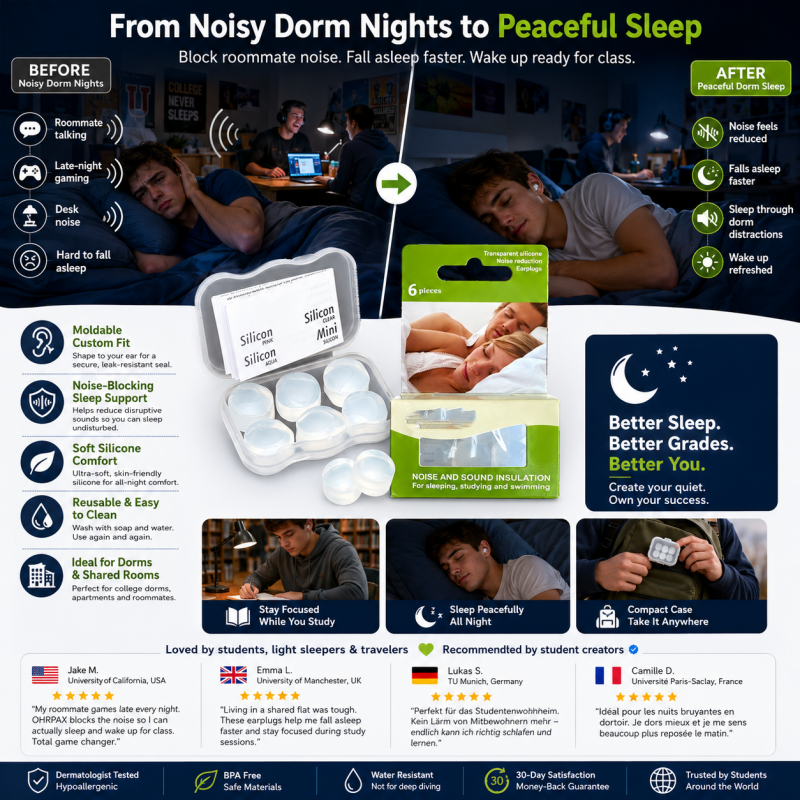 Silicone Moldable Sleep Earplugs - Image 2