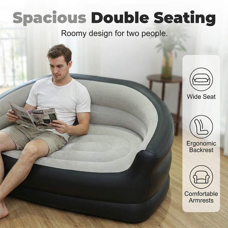 Portable Inflatable Double Sofa - Image 2