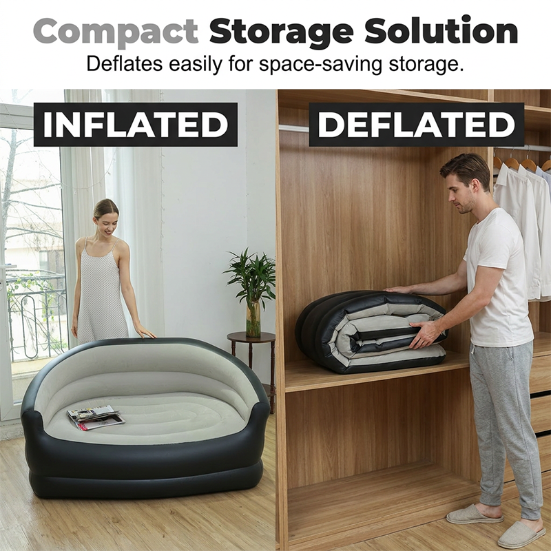 Portable Inflatable Double Sofa - Image 3