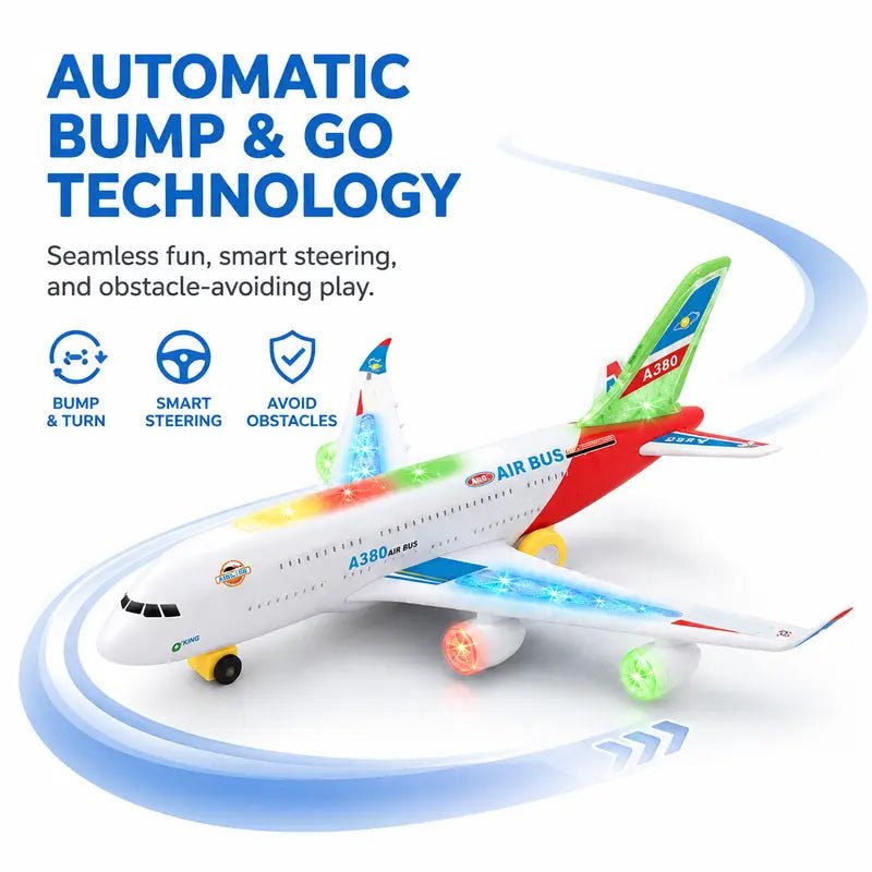 Electric Model Aircraft with Sound and LED Lights - Image 3
