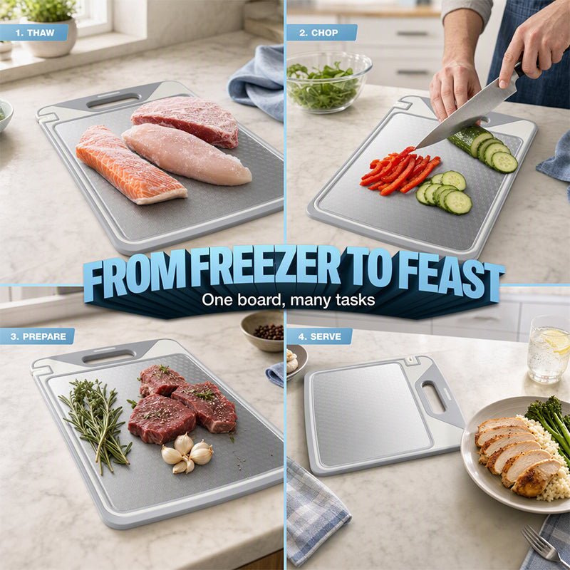 Multi-Purpose Double-Sided Cutting Board - Image 3