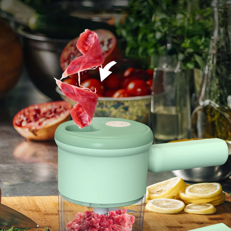 Handheld Electric Rechargeable Vegetable Chopper & Slicer - Image 2