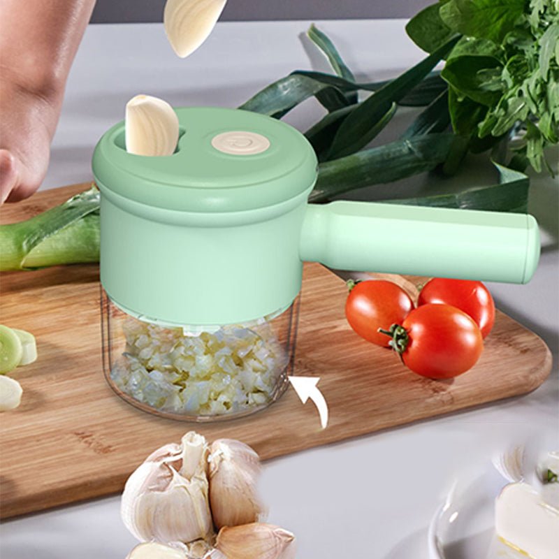 Handheld Electric Rechargeable Vegetable Chopper & Slicer - Image 3