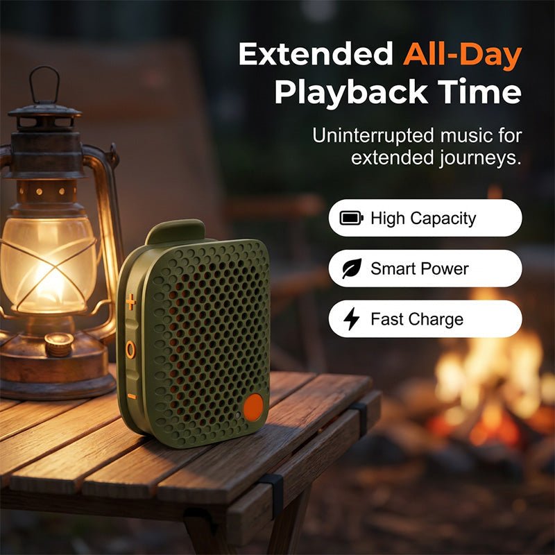 Portable Bluetooth Speaker with TWS Stereo IPX5 Waterproof Mini Wireless Speaker - Image 2