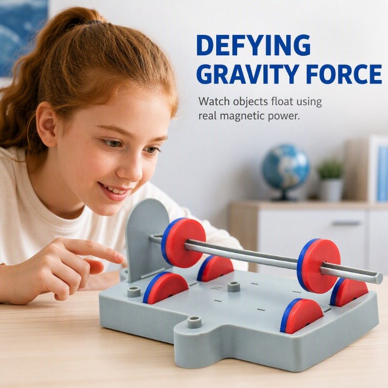 Build a Levitating Train – 12-in-1 Magnet Science Kit for Curious Kids UK Stock - Image 3