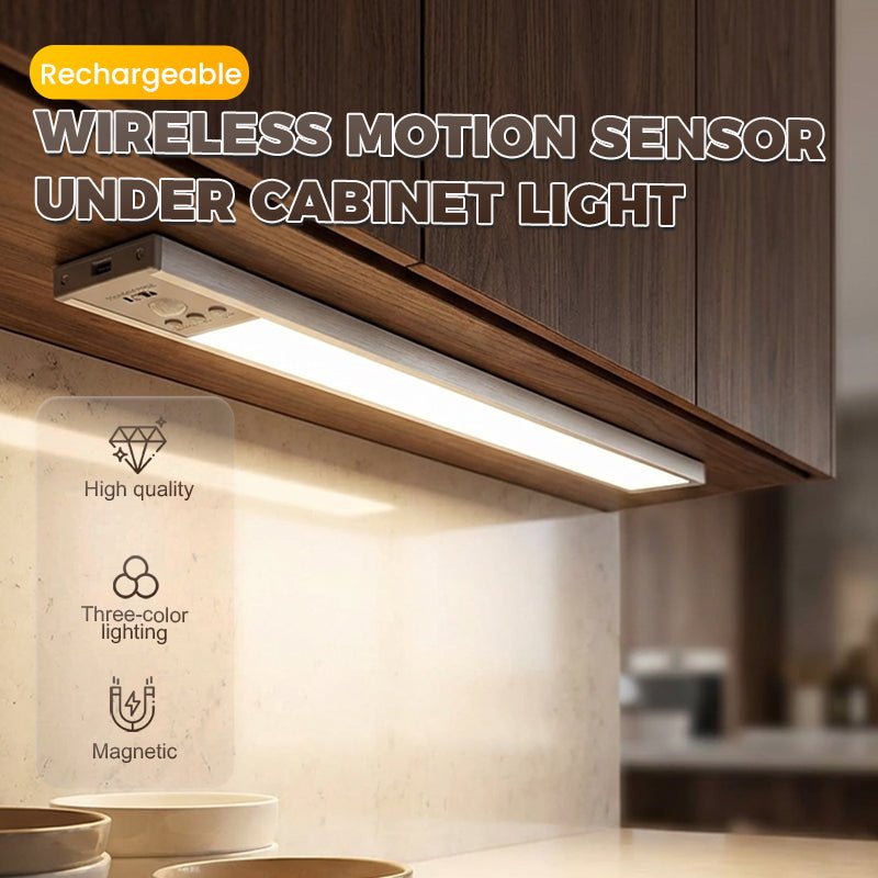 Rechargeable Wireless Motion Sensor Under Cabinet Light