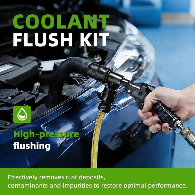Pneumatic Coolant Flush Gun – High-Pressure, Labor-Saving & Leak-Proof – For Radiator Cleaning