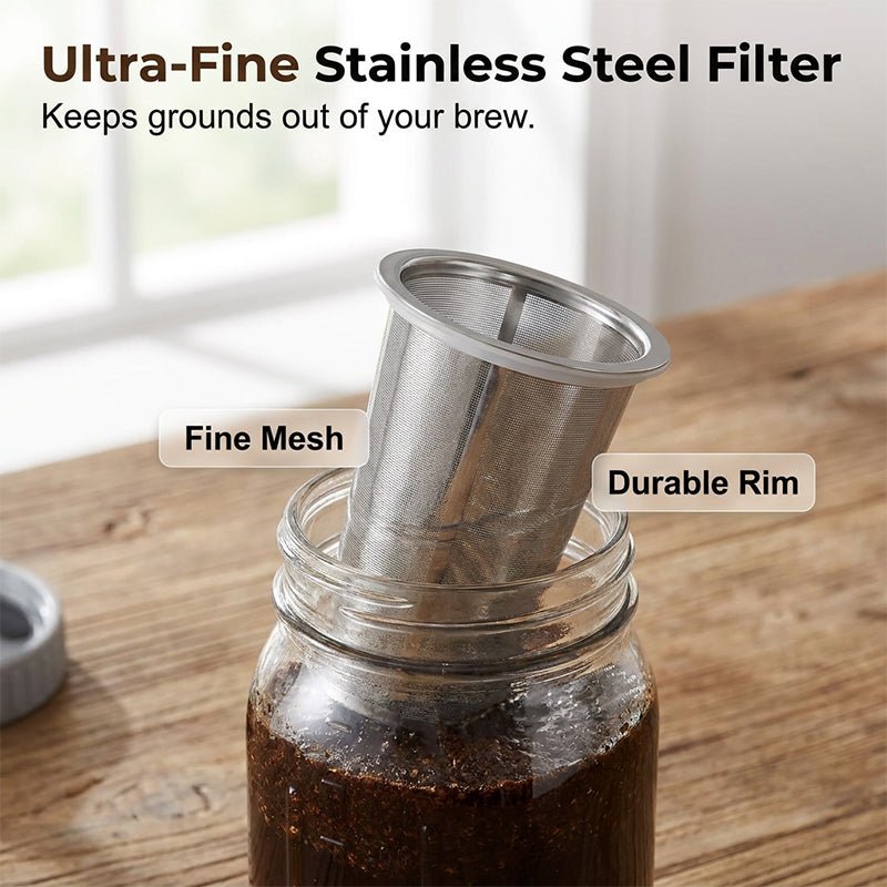 Cold Brew Coffee Maker with Lid - Image 3