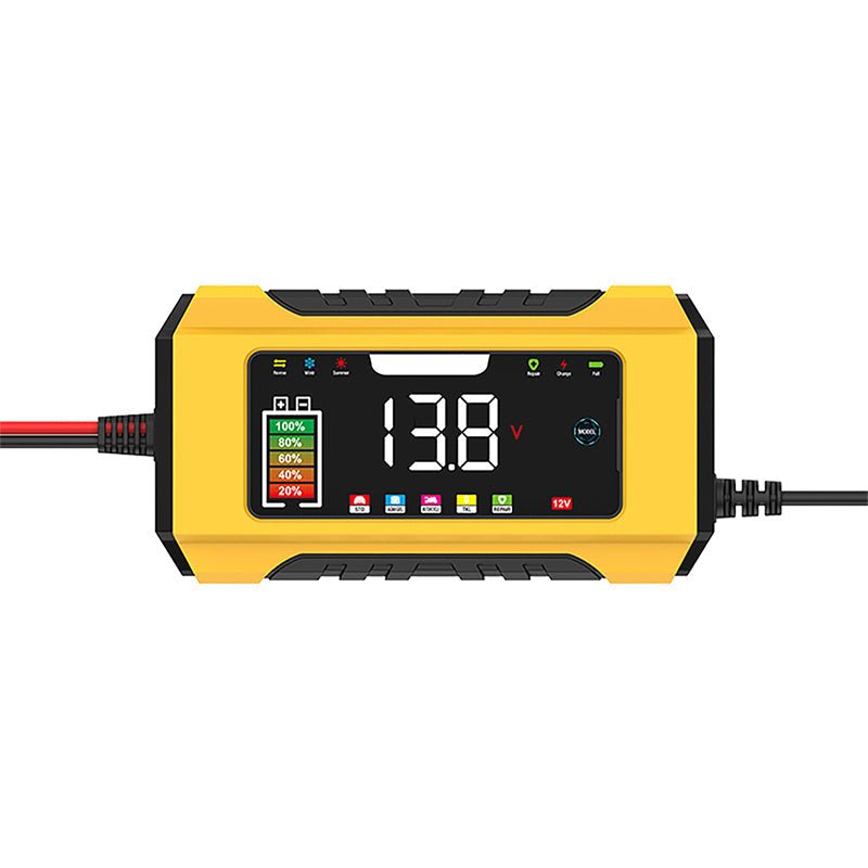 12V 6A Smart Car Battery Charger with LCD Display - Image 3