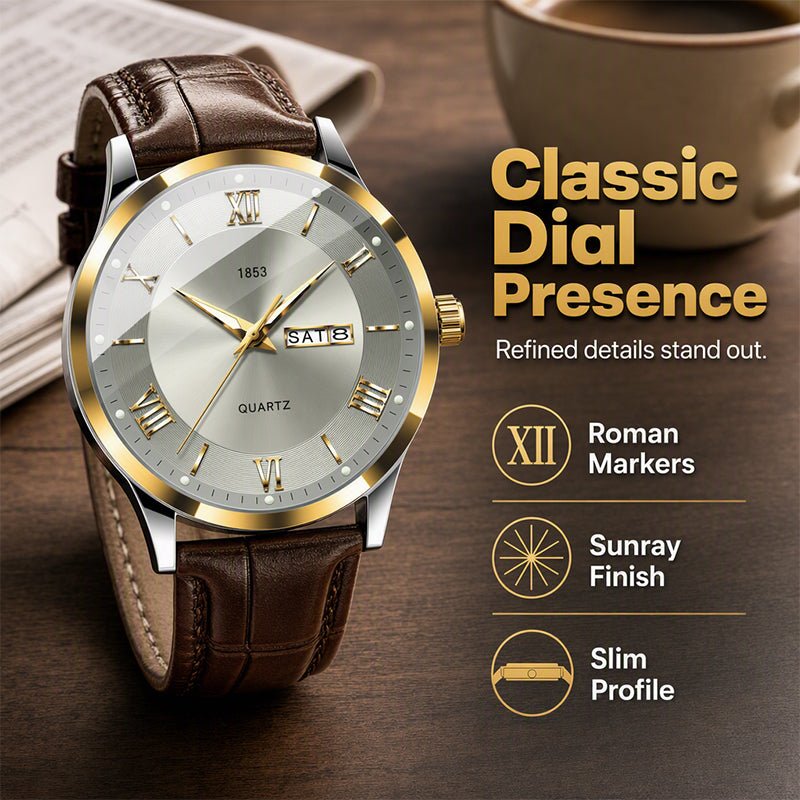 Classic Men Quartz Watch - Image 2
