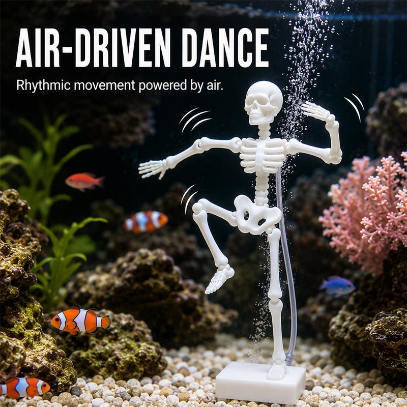 Dancing Skeleton Aquarium Bubbler - Image 3