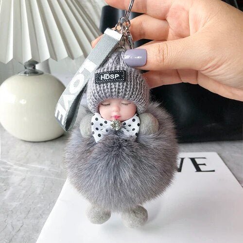 Soft Plush Doll Keychain