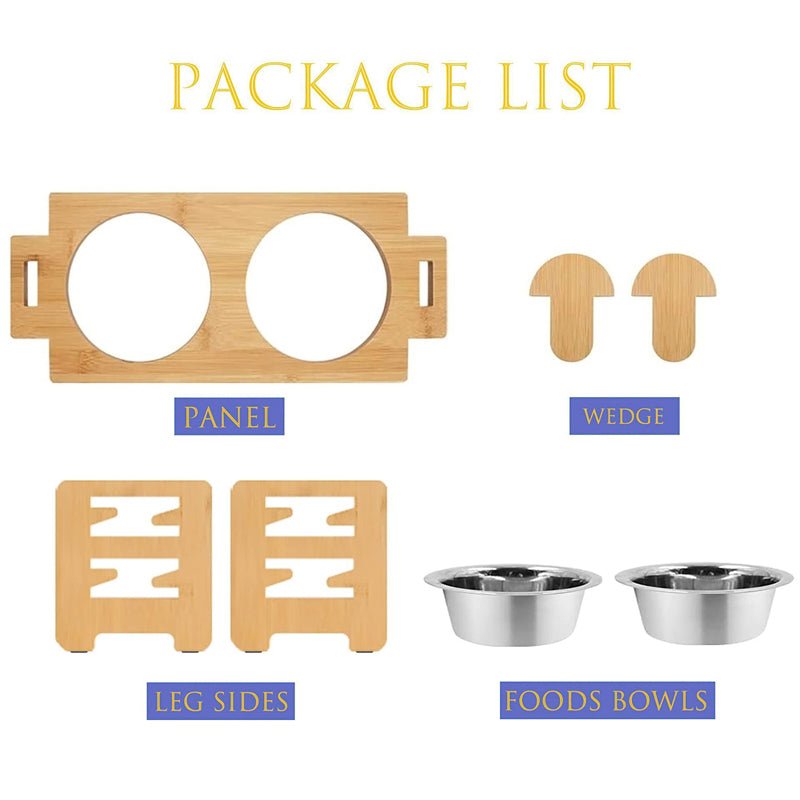 Adjustable Height Elevated Dog & Cat Feeder - Image 3