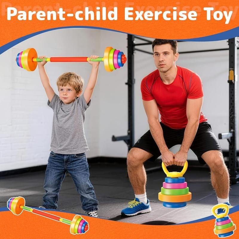 Kids Adjustable Dumbbell Toy Set - Image 3