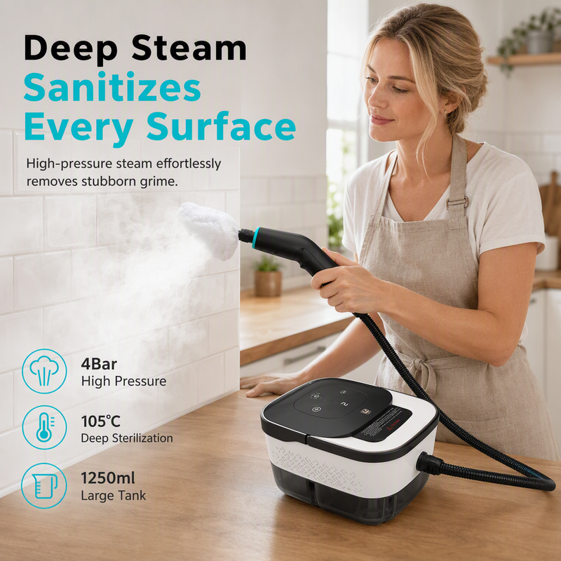 Handheld Steam Cleaner – High Pressure Deep Cleaning Tool