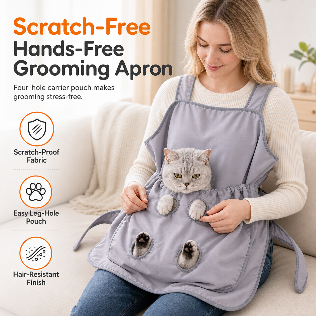 Pet Cuddling Apron – Hair-resistant & with leg holes