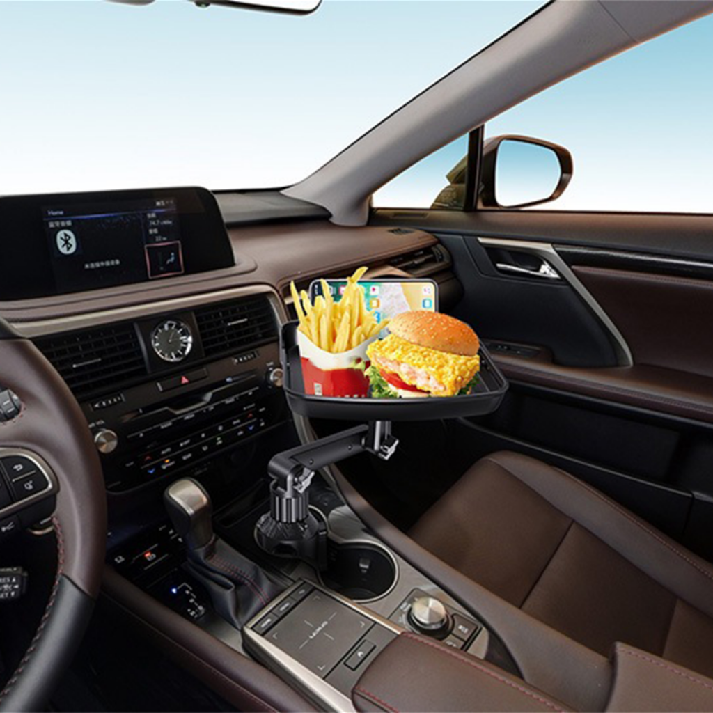 360° Rotating Car Food Tray & Phone Holder - Image 3