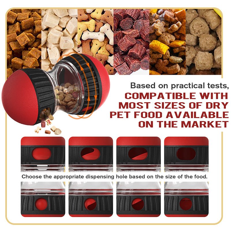 Interactive Dog Treat Dispenser Toy: Adjustable Food Release, Puzzle Fun, Durable, Slow Feeder - Image 2