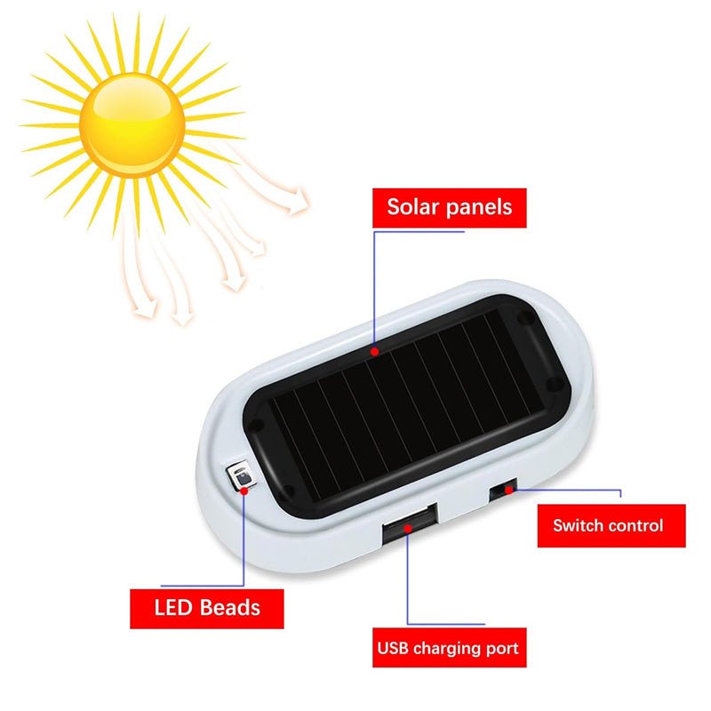 Stop Car Break‐Ins! Solar Flashing LED Light Scares Thieves Away - Image 3