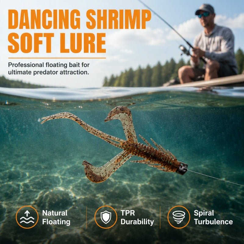 Realistic Shrimp Soft Lures – Floating & lifelike action