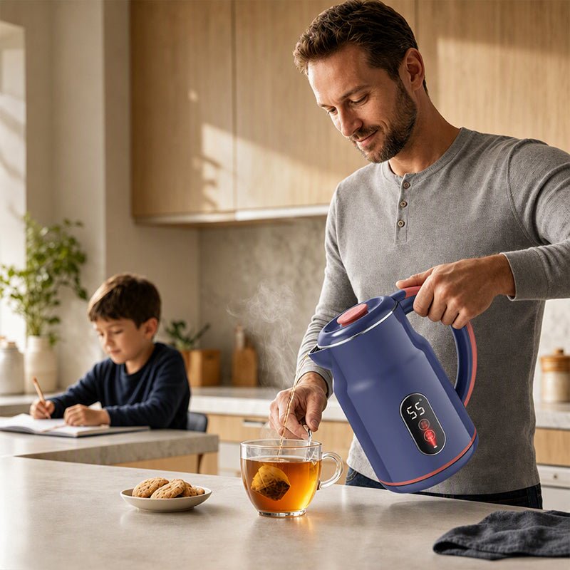 Smart Electric Kettle: 3L, 1500W Fast Boil, 55°C Keep Warm, Temp Display, Cool-Touch - Image 3