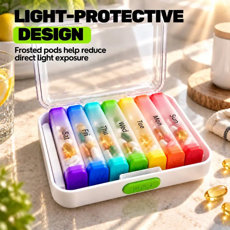 7‐Day Pill Organizer – Detachable & travel‐ready - Image 3