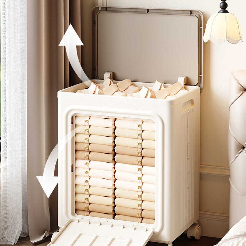 Large Foldable Storage Bin with Wheels - Image 2