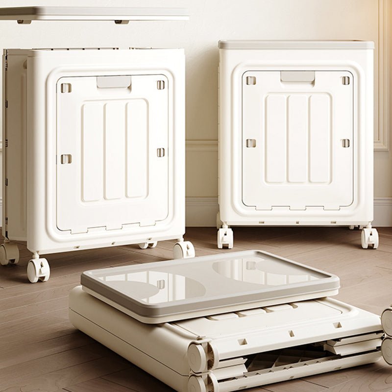 Large Foldable Storage Bin with Wheels - Image 3