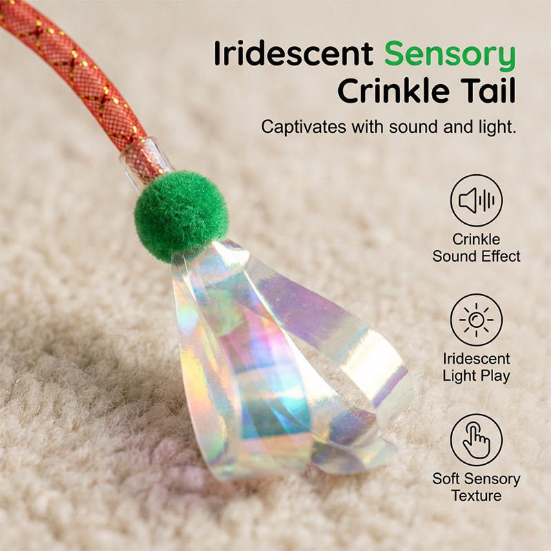 Smart Interactive Cat Toy Ball with Tail - Image 2