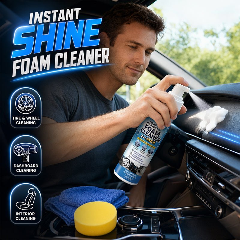 Multi-Functional Foam Cleaner for Car Interior Leather and Vinyl Restorer 50ml - Image 3