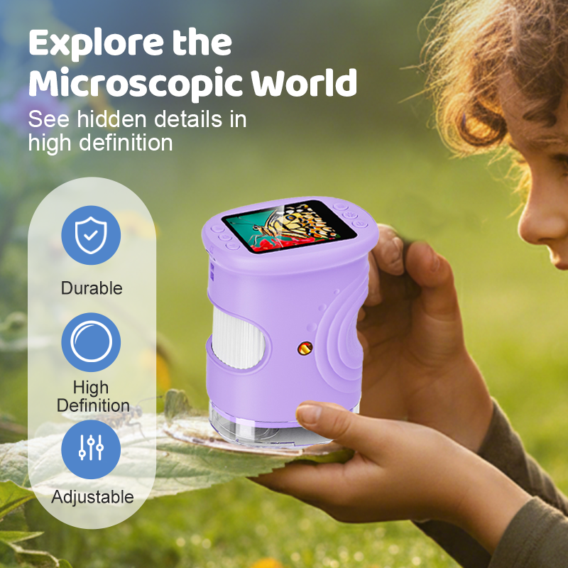 Handheld Pocket Microscope for Kids