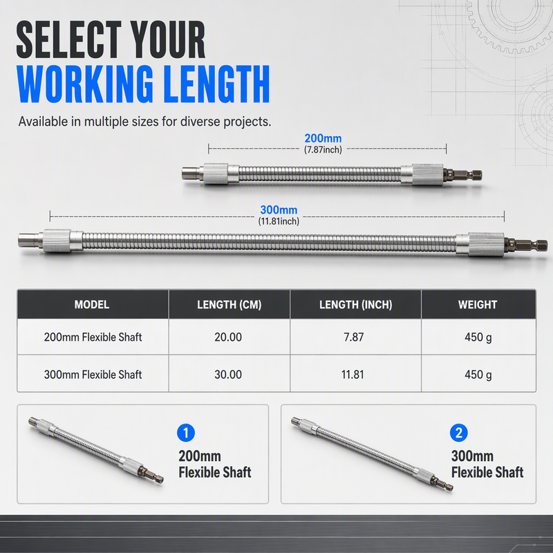 Universal Metal Flexible Shaft Extension Rod for Electric Drills and Screwdrivers Multi Angle Screwdriver Bit Connection Link - Image 3