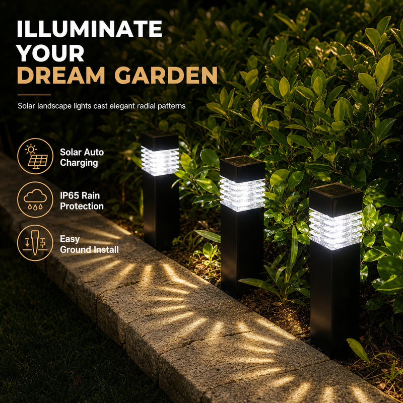 Solar Outdoor Pathway Lights