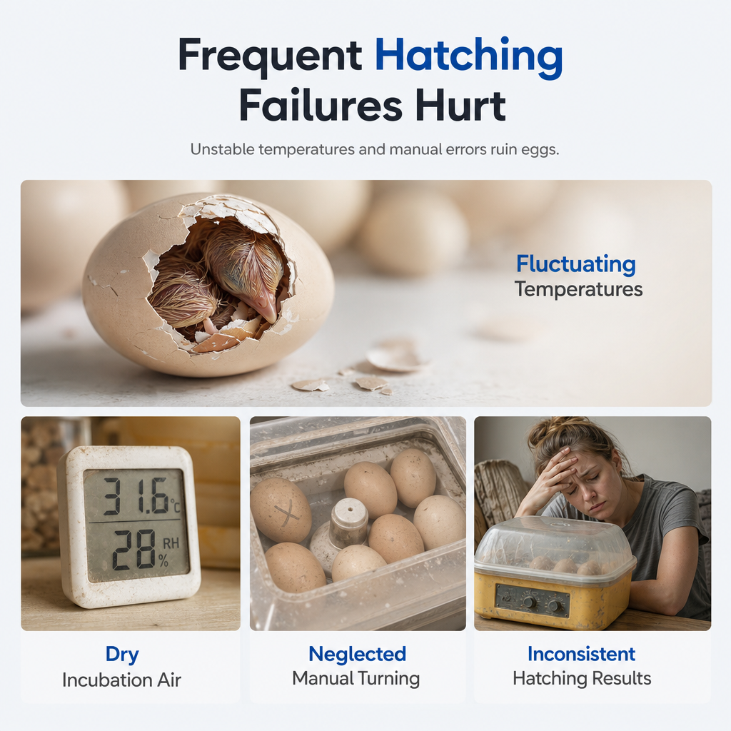 USB Automatic Egg Incubator – auto egg turning, even heat circulation, quiet & clear view. Hatch chicks, ducks & quails at home - Image 2