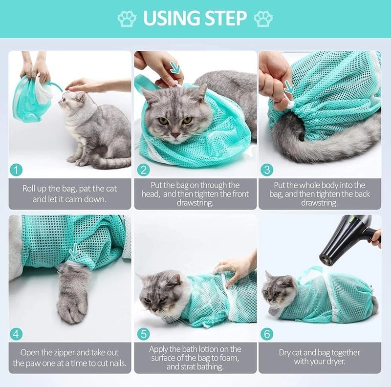( HOT SALE NOW- ) Multi-functional Pet Grooming Bath Bag - Image 2