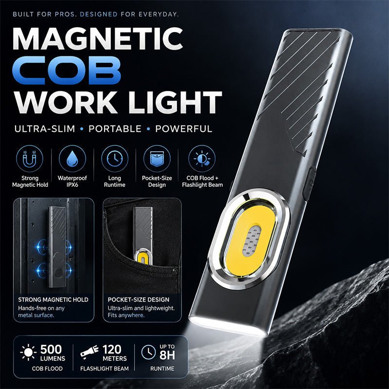 Portable Magnetic COB LED Work Light