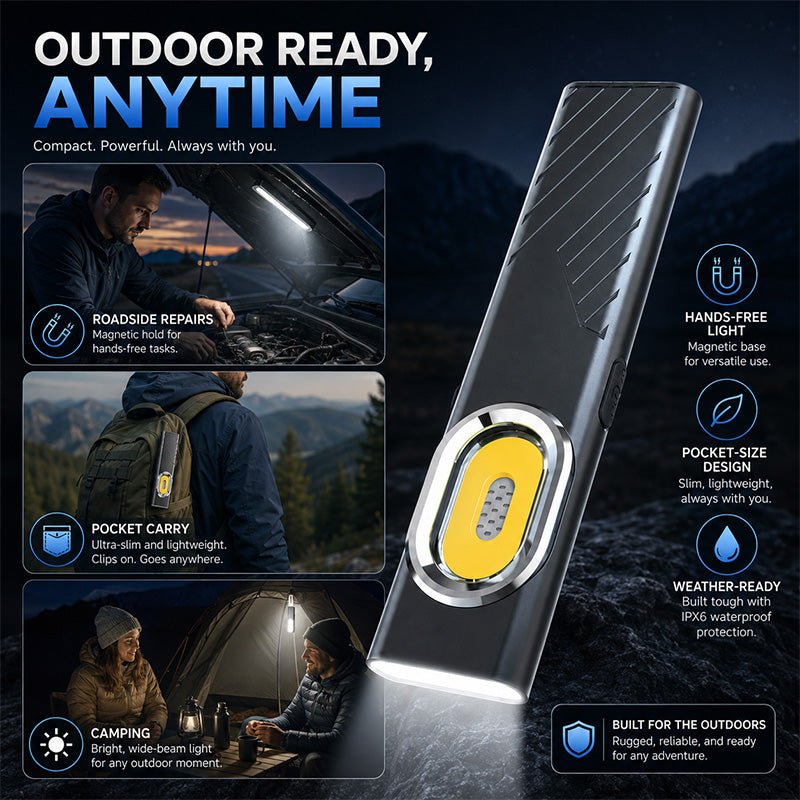 Portable Magnetic COB LED Work Light - Image 2