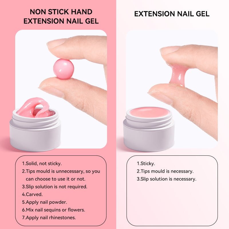 Solid Nail Extension Builder Gel — Non-Flowing, Easy to Use - Image 3