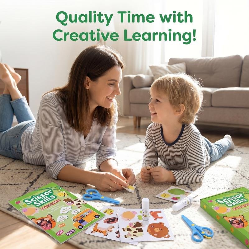 Kids Scissor Skills Activity Book Set - Image 2