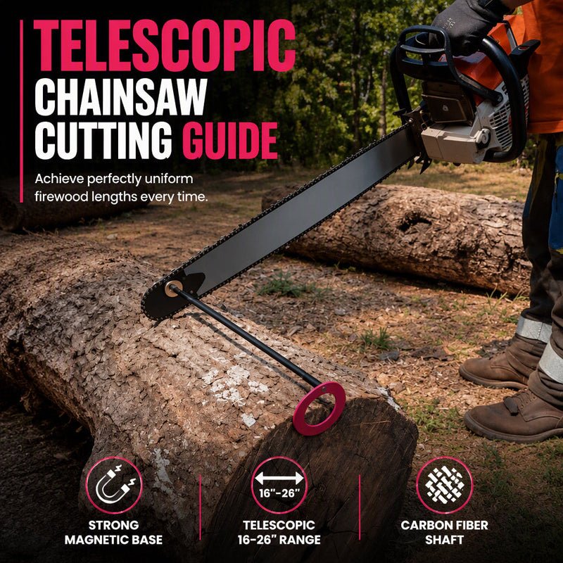 Chainsaw Cutting Marker Tool – Wood Cutting Alignment Guide