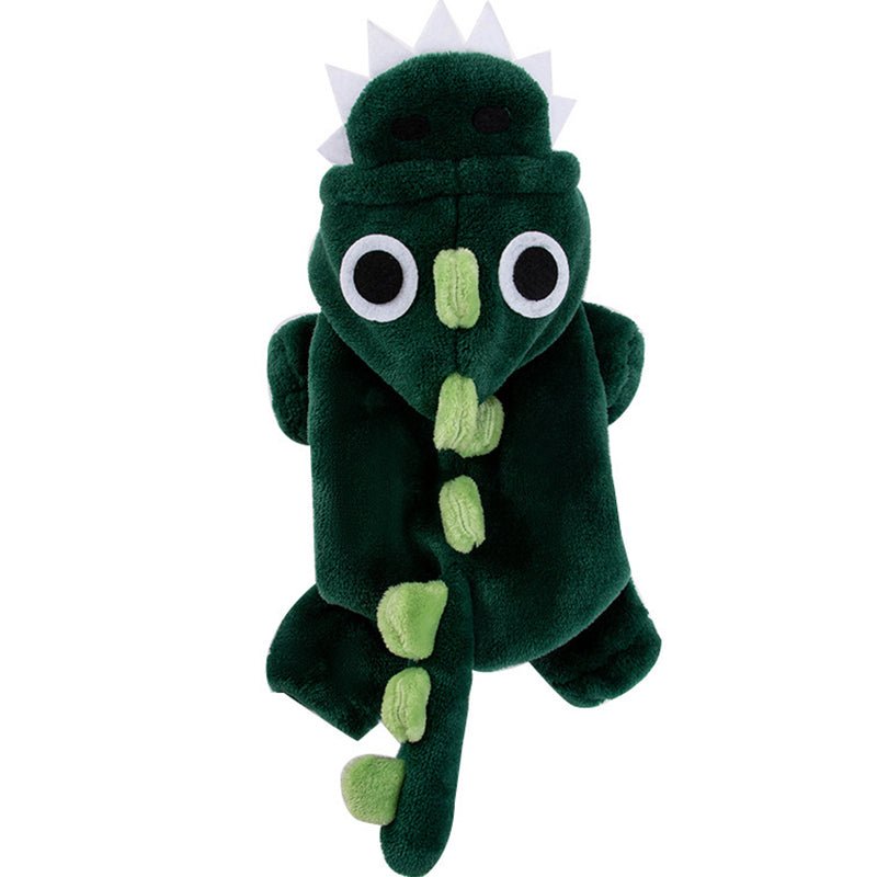 Warm Plush Pet Dinosaur Hoodie Jumpsuit - Image 2